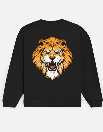 Black color Sweatshirt with bold prints