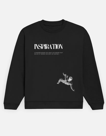Black color Sweatshirt with bold prints