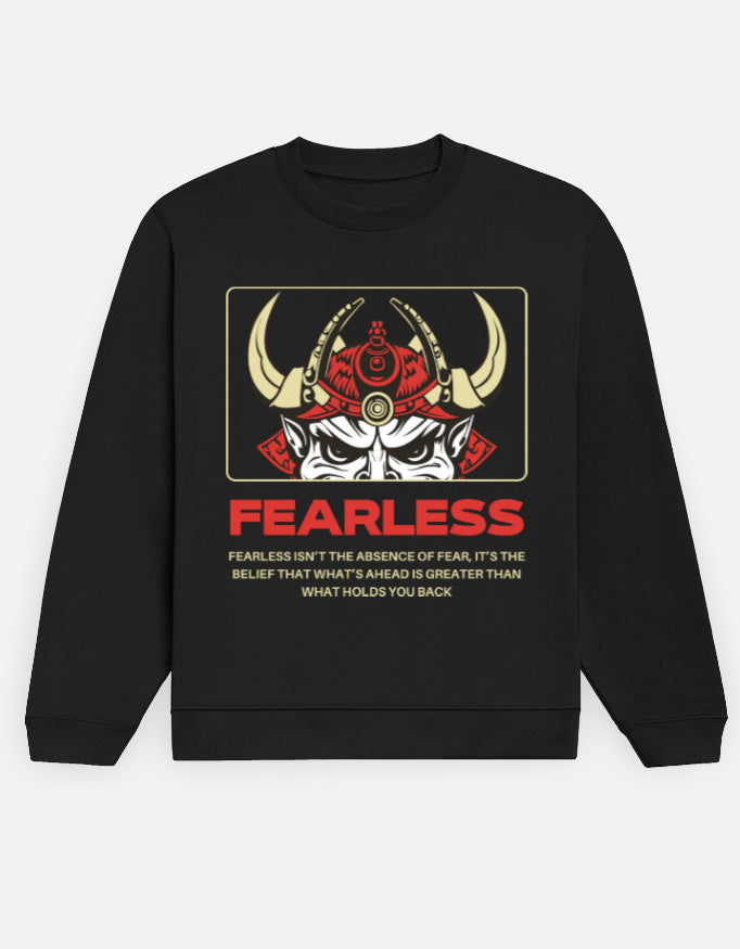 Black color Sweatshirt with bold prints