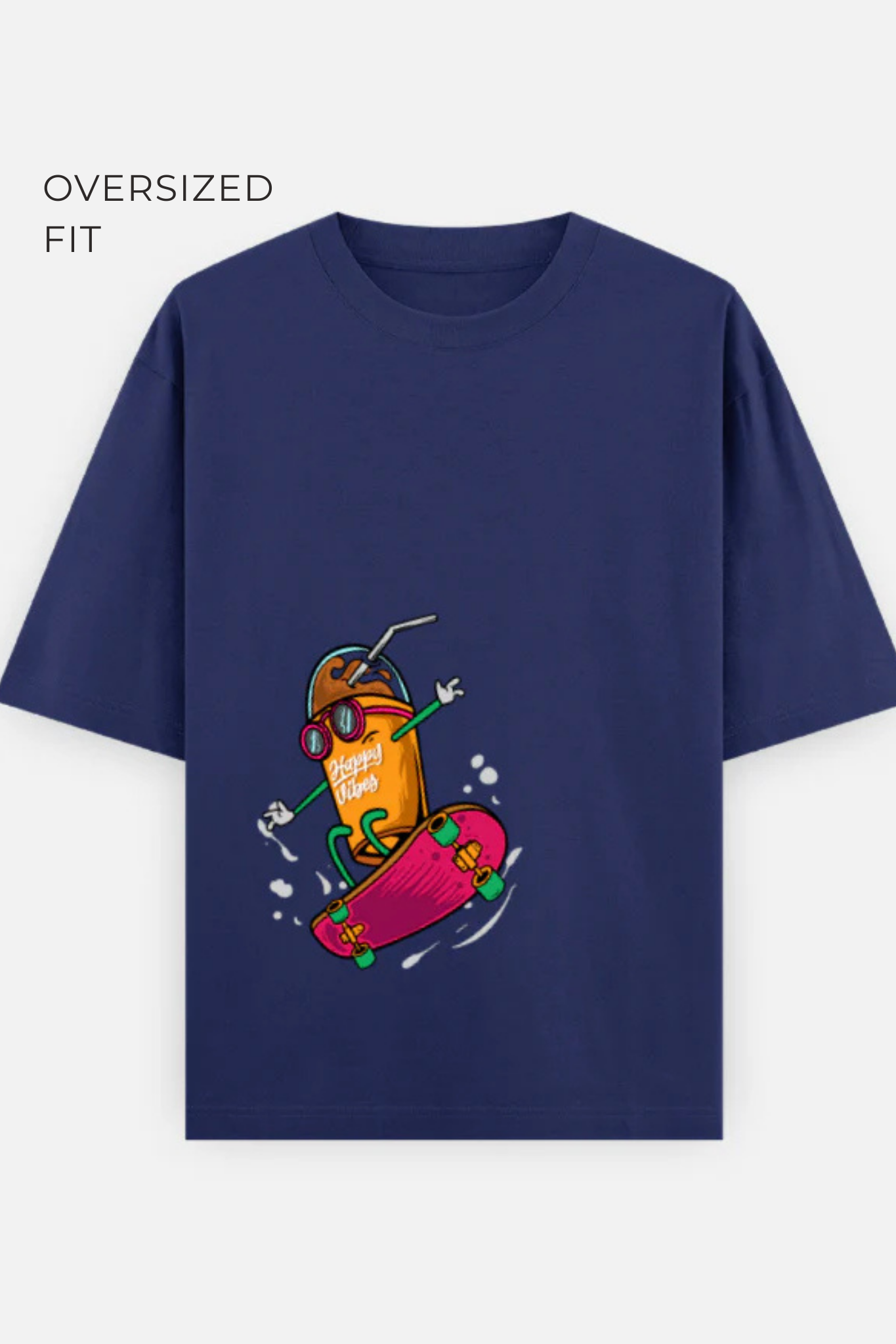 Sip & Slip - Oversized T-Shirt - Front Print