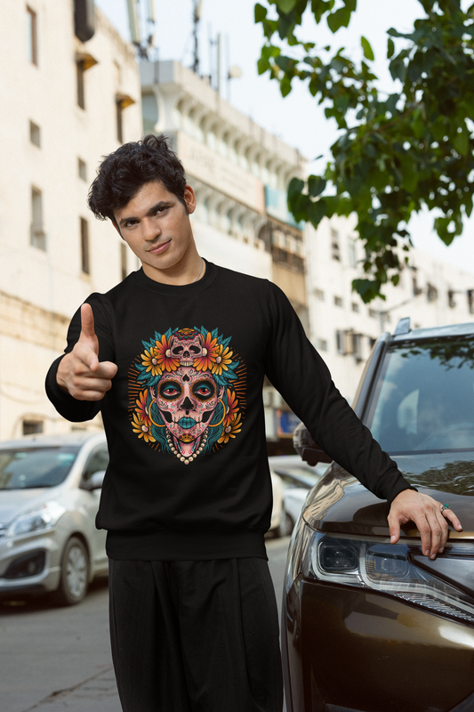 Floral Skull - ROAR Sweatshirt