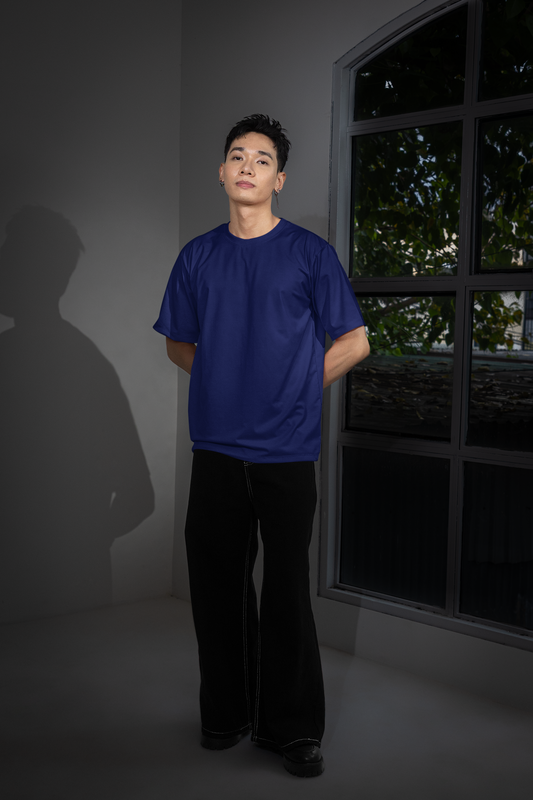 Oversized T-Shirt - Solids - Royal Blue
