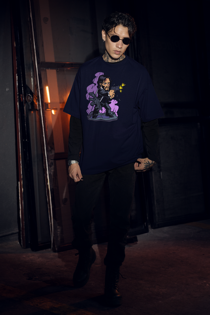 The Hitman Hustle - Premium Oversized T-Shirt