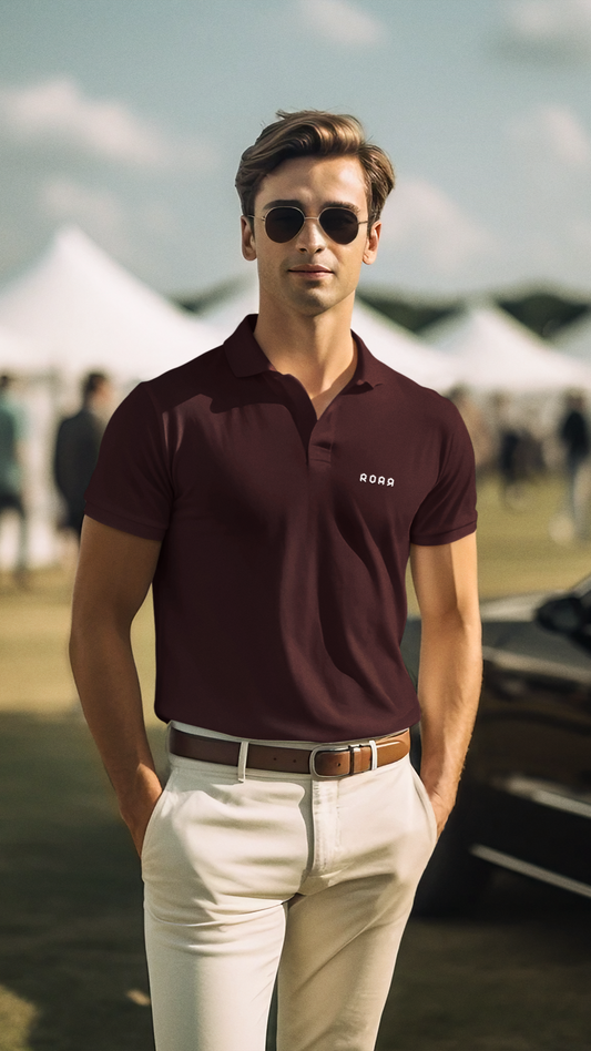 Polo Essentials - Maroon