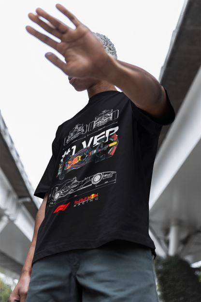 F1 Blueprint - Oversized T-Shirt - Front Print
