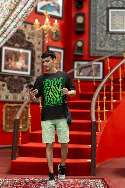 Genuine - Oversized T-Shirt - Front Print