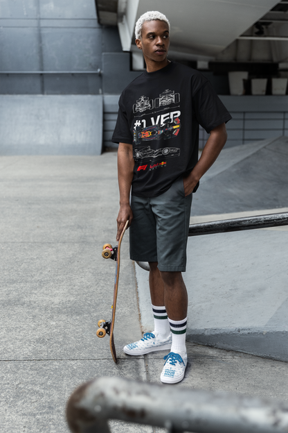 F1 Blueprint - Oversized T-Shirt - Front Print